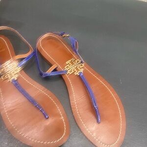 Tory blue sandals